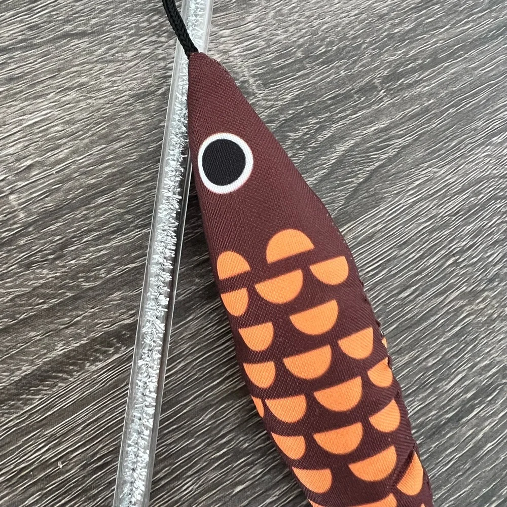 Interactive Catnip and Crinkle Cat Toy Teaser with Feather Tail